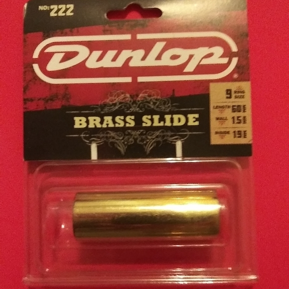 Dunlop Brass Slide for guitar - Picture 1 of 2
